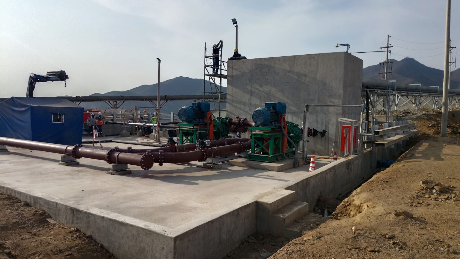 Planta de filtrado de relaves